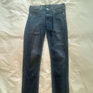 Paige Mid-Rise Mid Wash 28W 32L Jeans